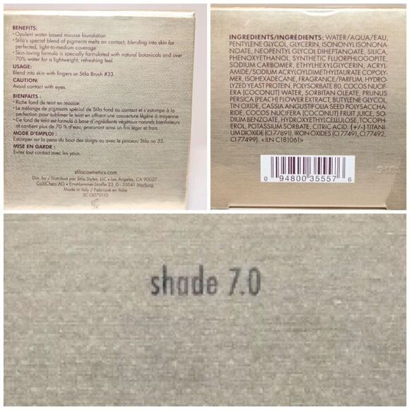 STILA - NWT Lingerie Soufflé Skin Perfecting Color in Shade 7.0 (deep to dark) - Picture 15 of 15